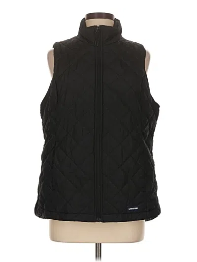 Pre-owned Lands' End Vest In Black