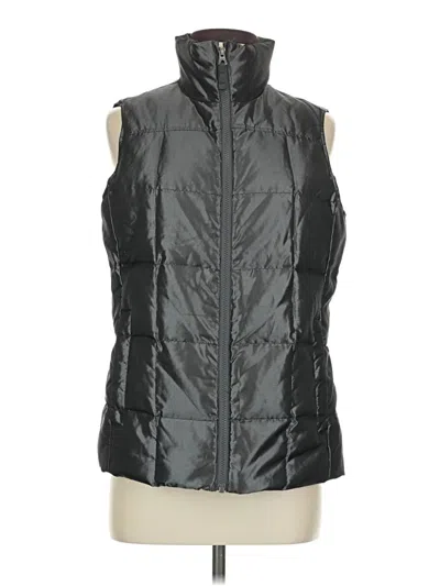 Pre-owned Lands' End Vest In Black