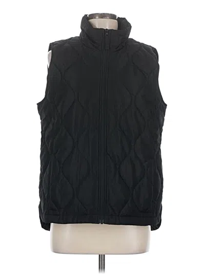 Pre-owned Lands' End Vest In Black