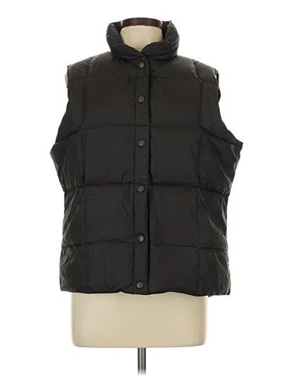 Pre-owned Lands' End Vest In Black