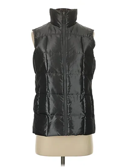 Pre-owned Lands' End Vest In Black