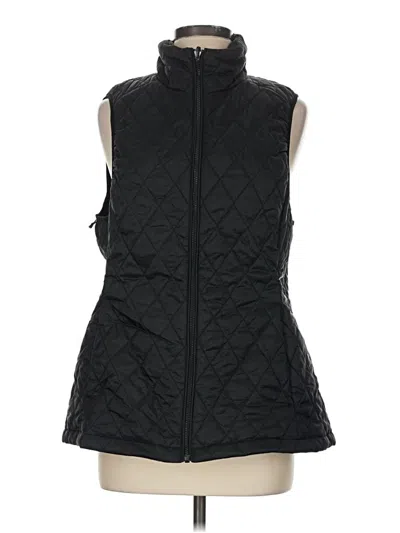 Pre-owned Lands' End Vest In Black