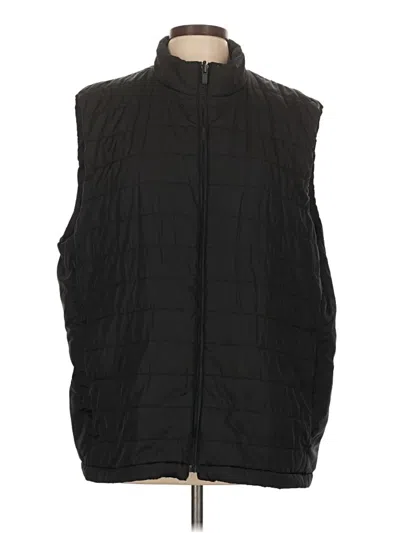 Pre-owned Lands' End Vest In Black