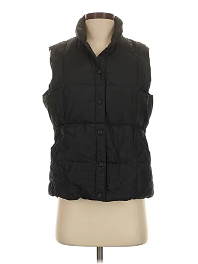 Pre-owned Lands' End Vest In Black