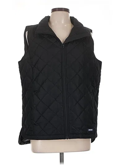 Pre-owned Lands' End Vest In Black