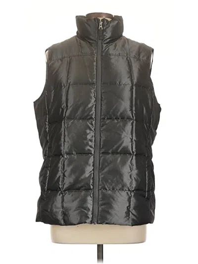 Pre-owned Lands' End Vest In Black