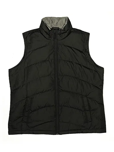 Pre-owned Lands' End Kids'  Vest In Black