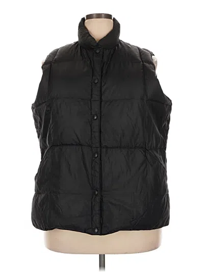 Pre-owned Lands' End Vest In Black