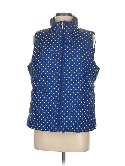 Pre-owned Lands' End Vest In Blue