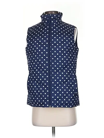 Pre-owned Lands' End Vest In Blue