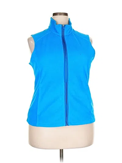 Pre-owned Lands' End Vest In Blue