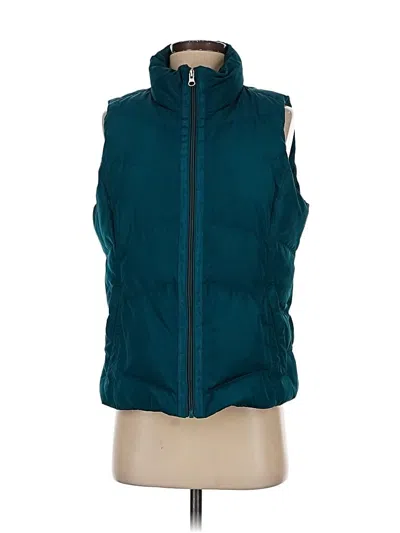 Pre-owned Lands' End Vest In Blue