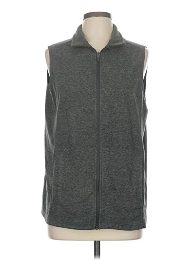 Pre-owned Lands' End Vest In Blue