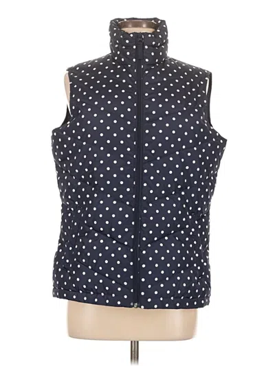 Pre-owned Lands' End Vest In Blue
