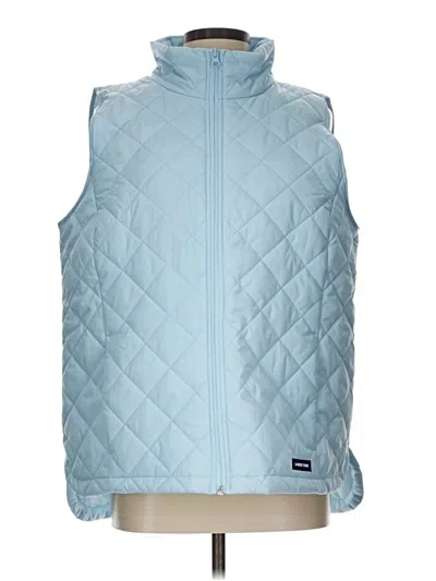 Pre-owned Lands' End Vest In Blue