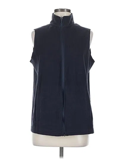 Pre-owned Lands' End Vest In Blue