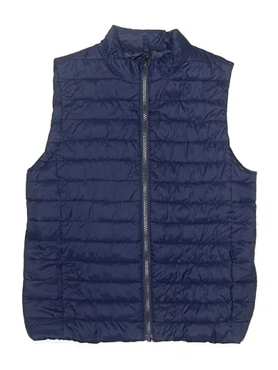 Pre-owned Lands' End Kids'  Vest In Blue