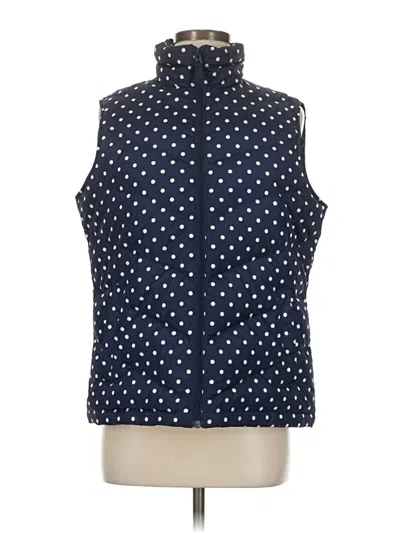 Pre-owned Lands' End Vest In Blue