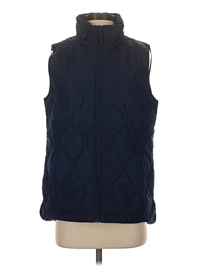 Pre-owned Lands' End Vest In Blue