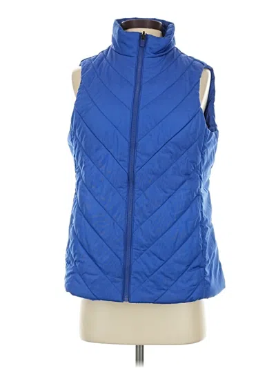 Pre-owned Lands' End Vest In Blue