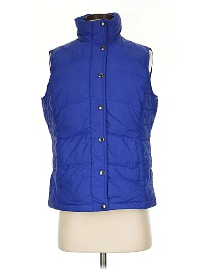 Pre-owned Lands' End Vest In Blue