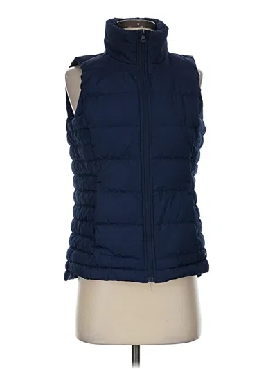 Pre-owned Lands' End Vest In Blue