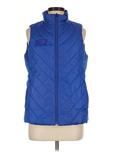 Pre-owned Lands' End Vest In Blue