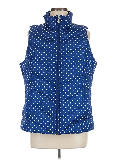 Pre-owned Lands' End Vest In Blue