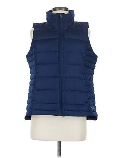 Pre-owned Lands' End Vest In Blue