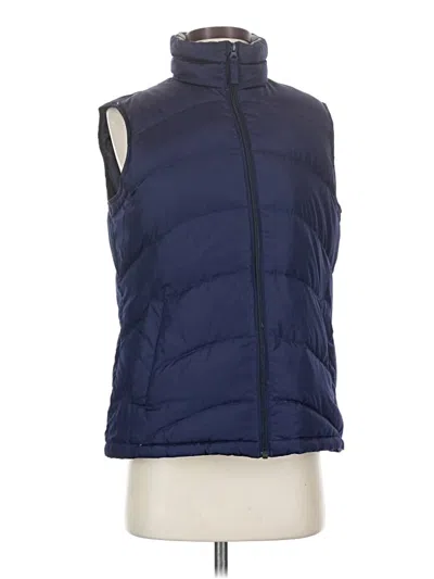 Pre-owned Lands' End Vest In Blue