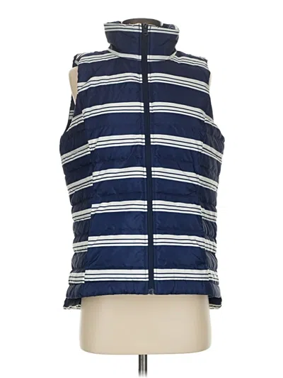 Pre-owned Lands' End Vest In Blue