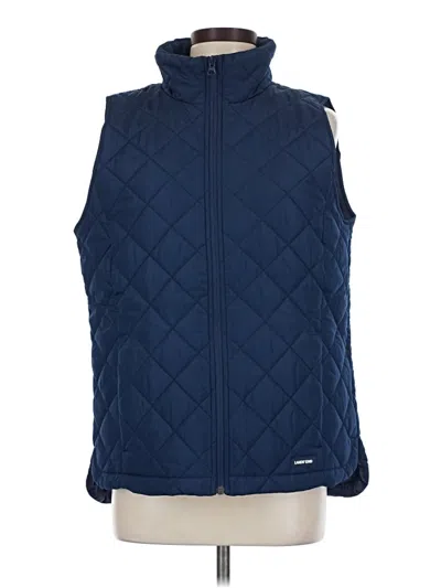 Pre-owned Lands' End Vest In Blue