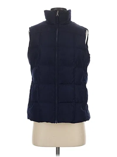 Pre-owned Lands' End Vest In Blue