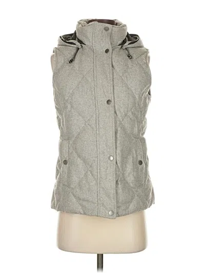 Pre-owned Lands' End Vest In Gray