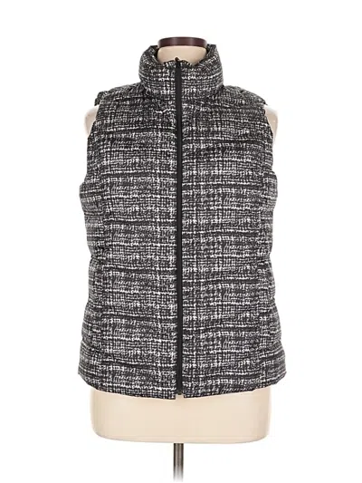 Pre-owned Lands' End Vest In Gray