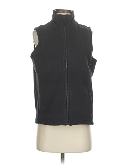 Pre-owned Lands' End Vest In Gray