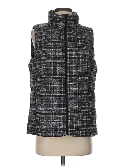 Pre-owned Lands' End Vest In Gray