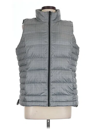 Pre-owned Lands' End Vest In Gray
