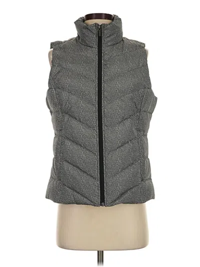 Pre-owned Lands' End Vest In Gray