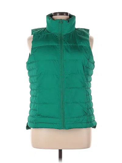 Pre-owned Lands' End Kids'  Vest In Green