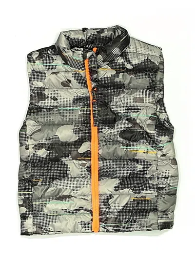 Pre-owned Lands' End Kids'  Vest In Green