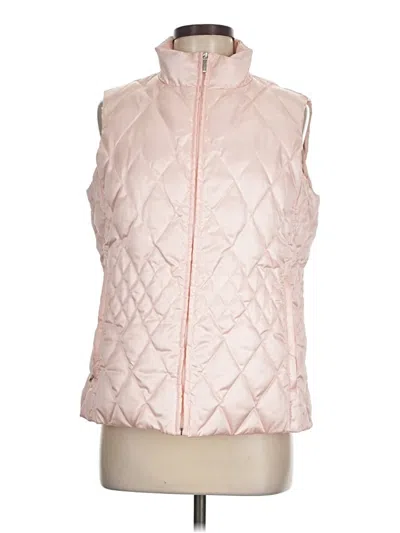 Pre-owned Lands' End Vest In Pink