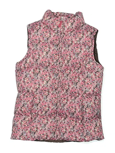 Pre-owned Lands' End Kids'  Vest In Pink