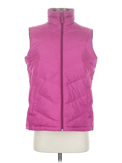 Pre-owned Lands' End Vest In Pink