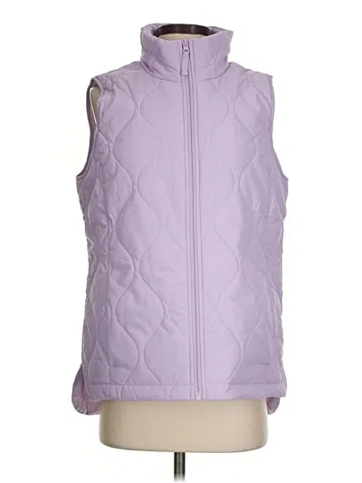 Pre-owned Lands' End Vest In Purple