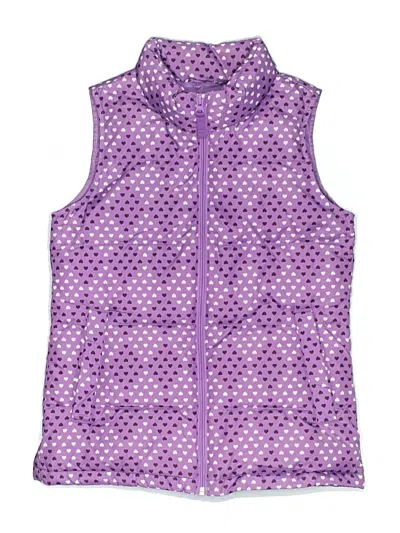 Pre-owned Lands' End Kids'  Vest In Purple