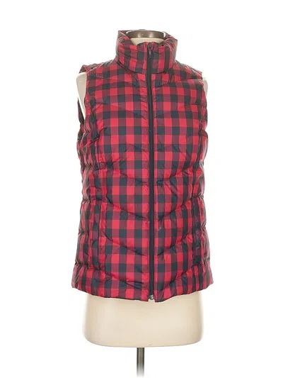 Pre-owned Lands' End Vest In Red