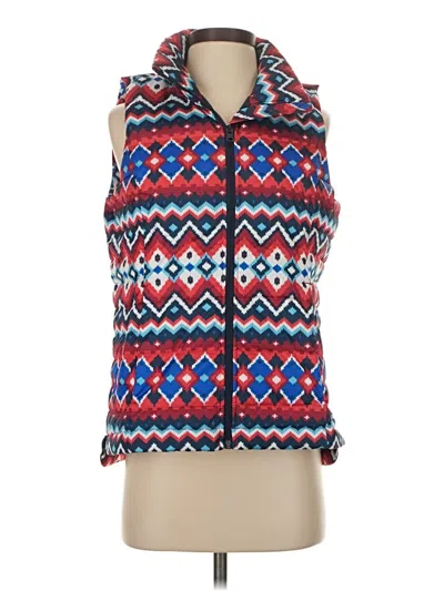 Pre-owned Lands' End Vest In Red