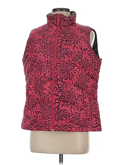 Pre-owned Lands' End Vest In Red