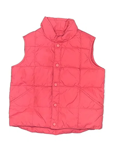 Pre-owned Lands' End Kids'  Vest In Red